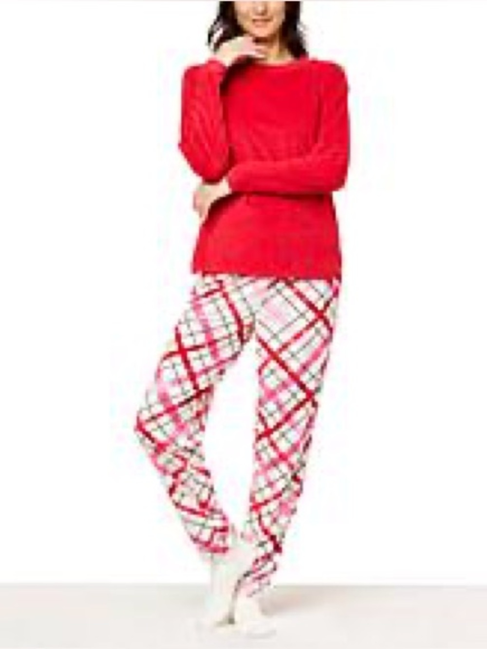 HUE Large pajama set. Vibrant, comfy  and cozy.